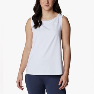 NWT Columbia Women’s Chill River Tank Top, white, size S